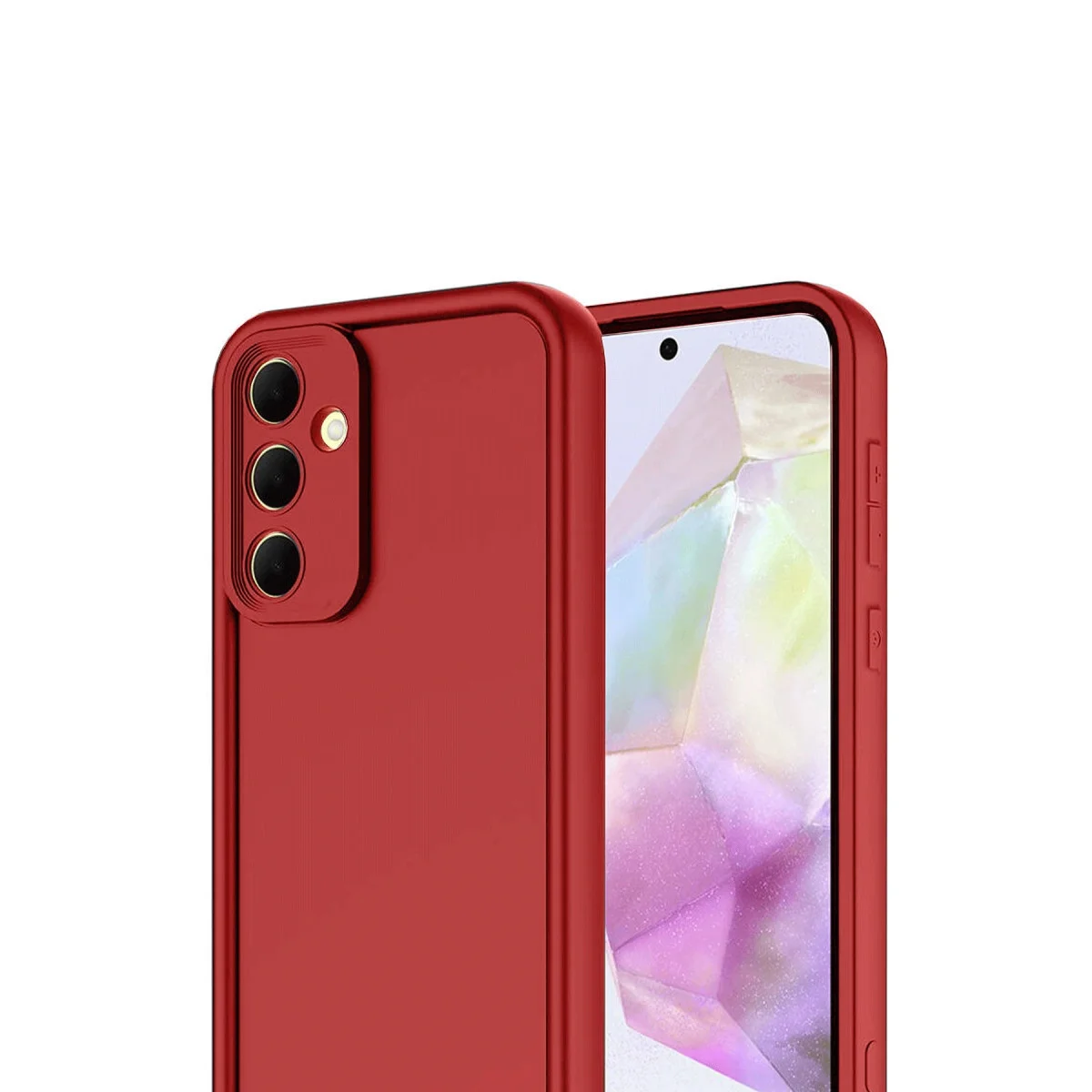 Galaxy A17 5G Viera Silikon - Kırmızı