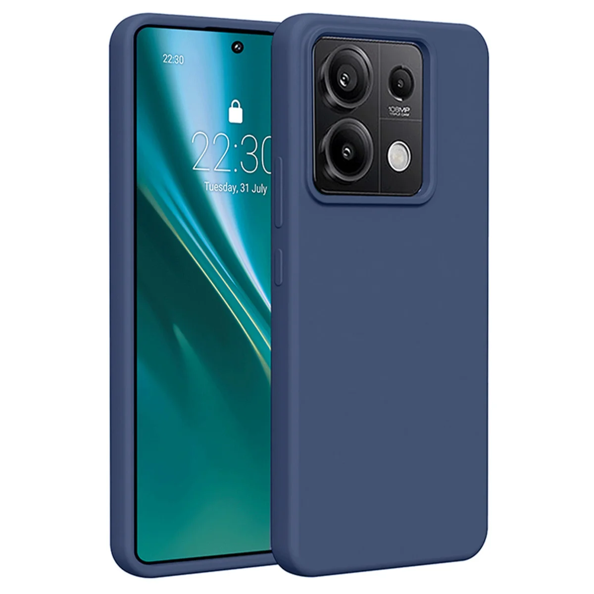 Redmi Note 13 Pro 4G Kılıf First Silikon - Lacivert
