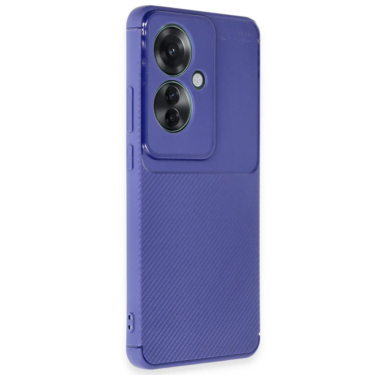 Reno 11F Kılıf Auto Focus Karbon Kapak - Lacivert