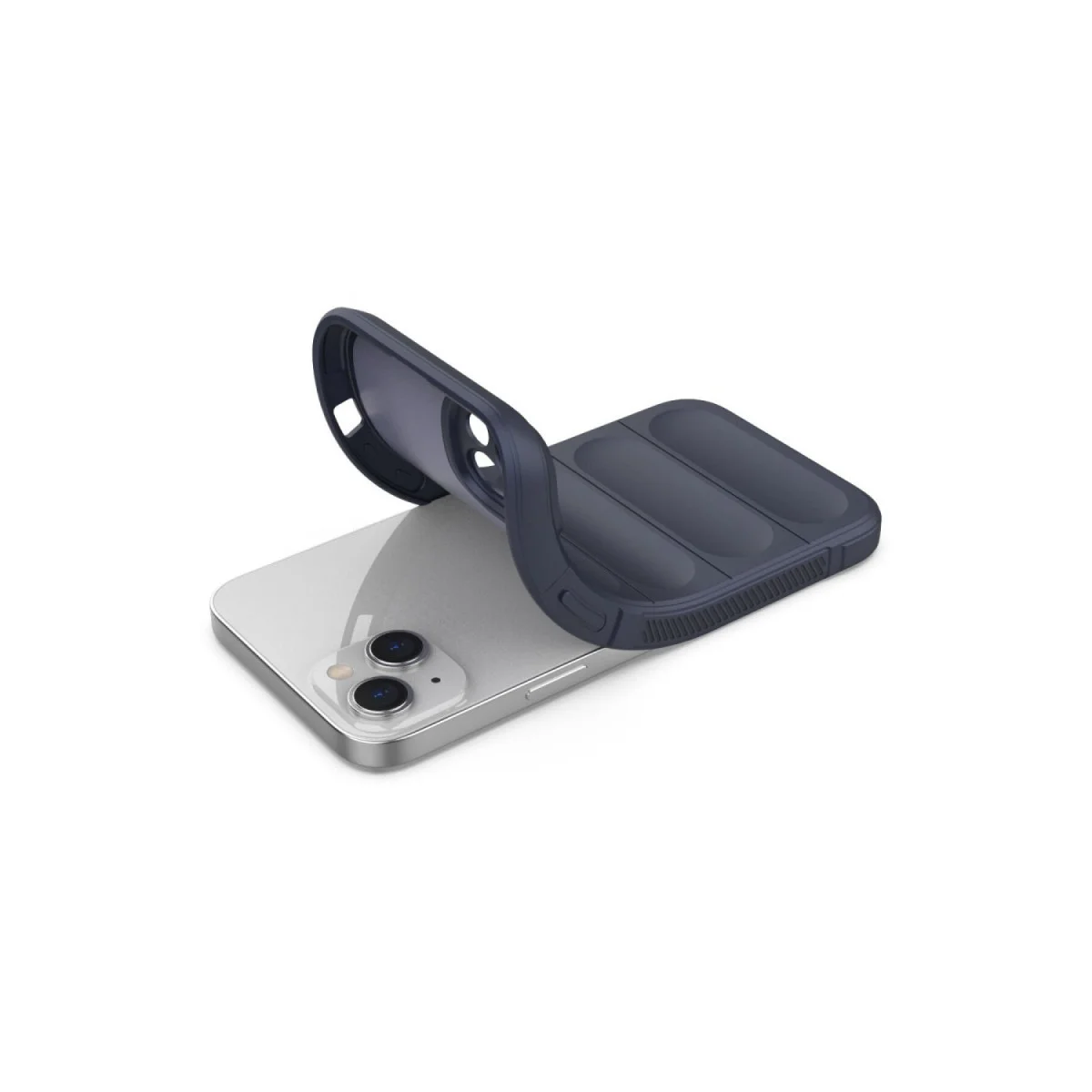 iPhone 16 Plus Kılıf Optimum Silikon - Lacivert