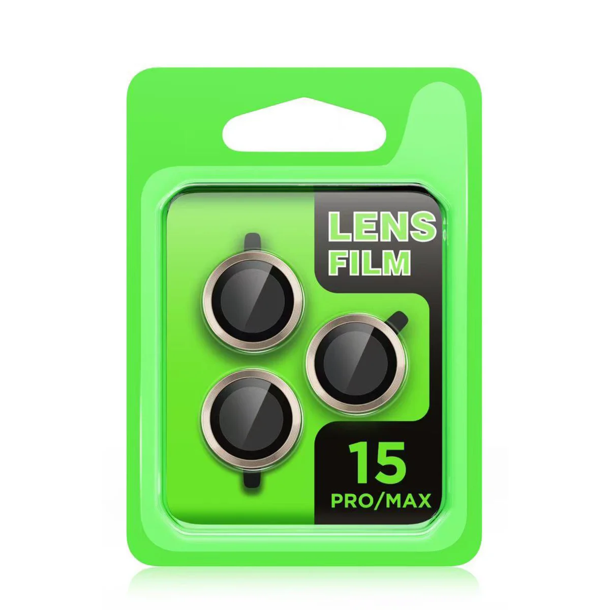iPhone 15 Pro Max Raze Metal Kamera Lens - Lacivert