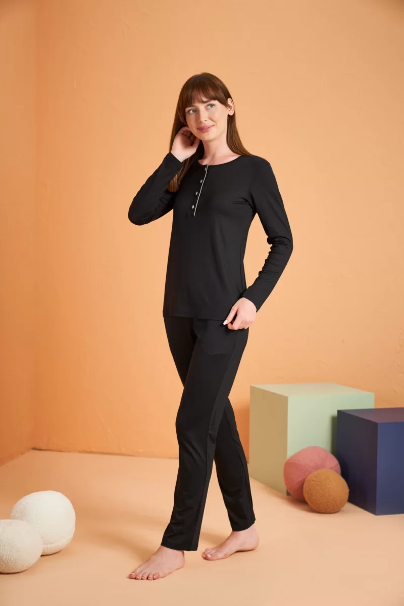 PJS 28048 Kadın Patlı Pijama Takım