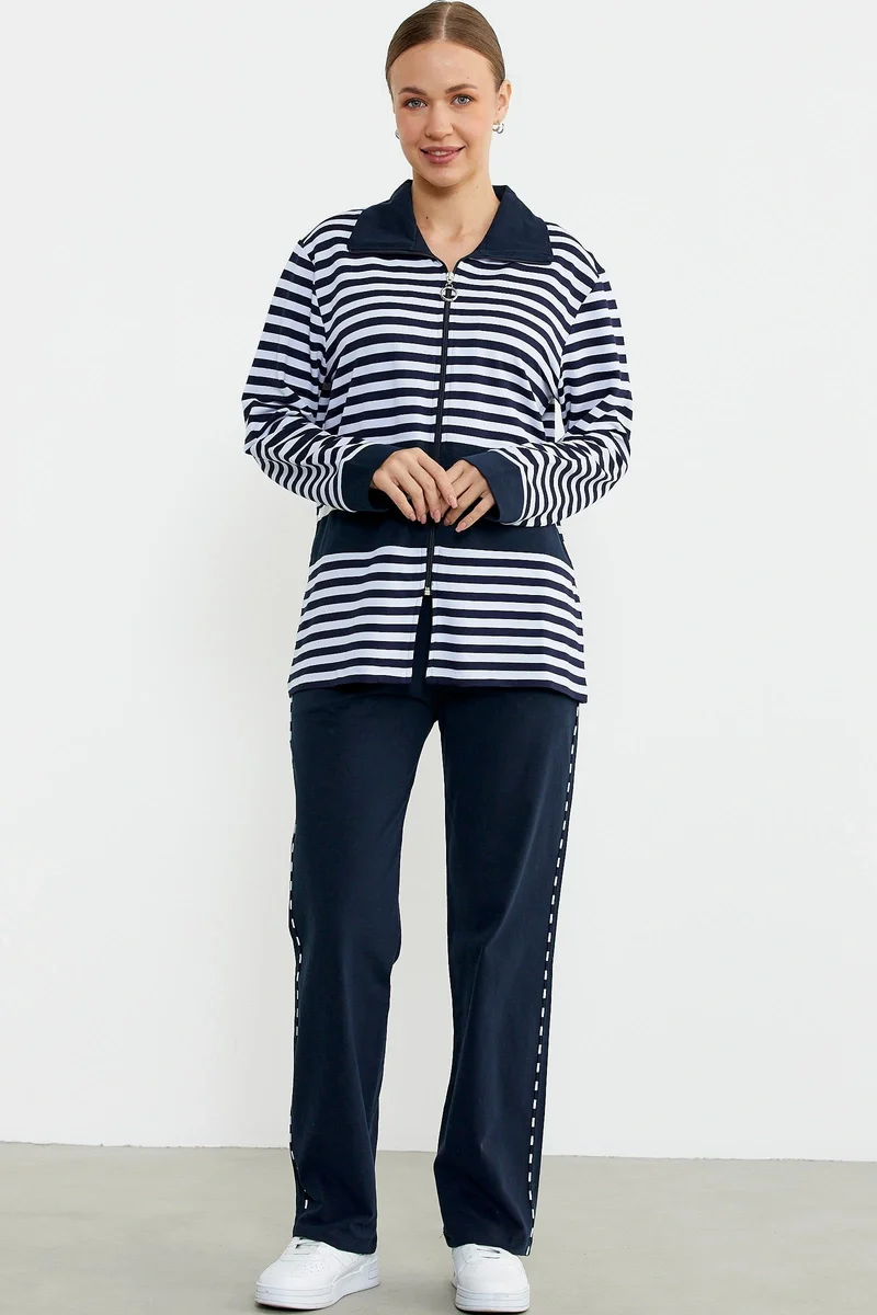 Sementa 76070 Çizgili Tunik Eşofman Takım