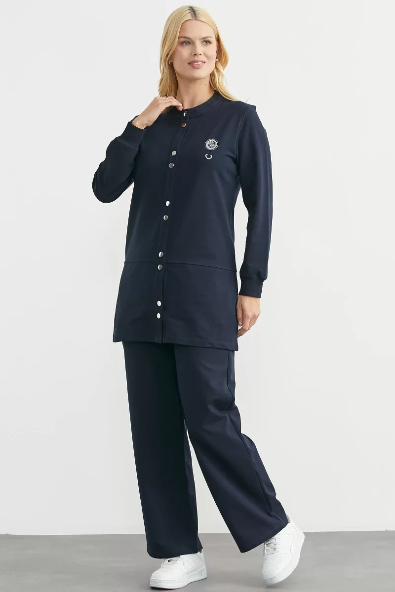Sementa 76510 Çıtçıtlı Tunik Boy Eşofman Takım
