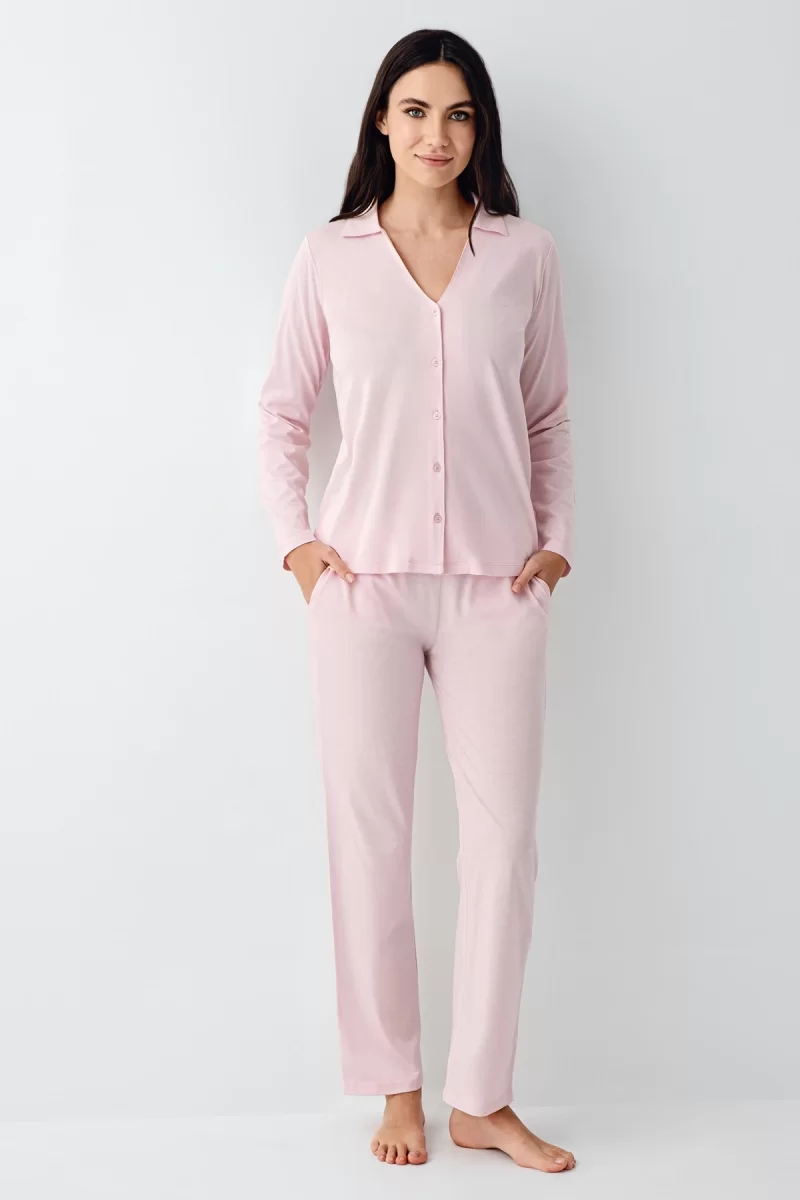 Pierre Cardin 9115-S Kadın Uzun Kol Pijama Takımı