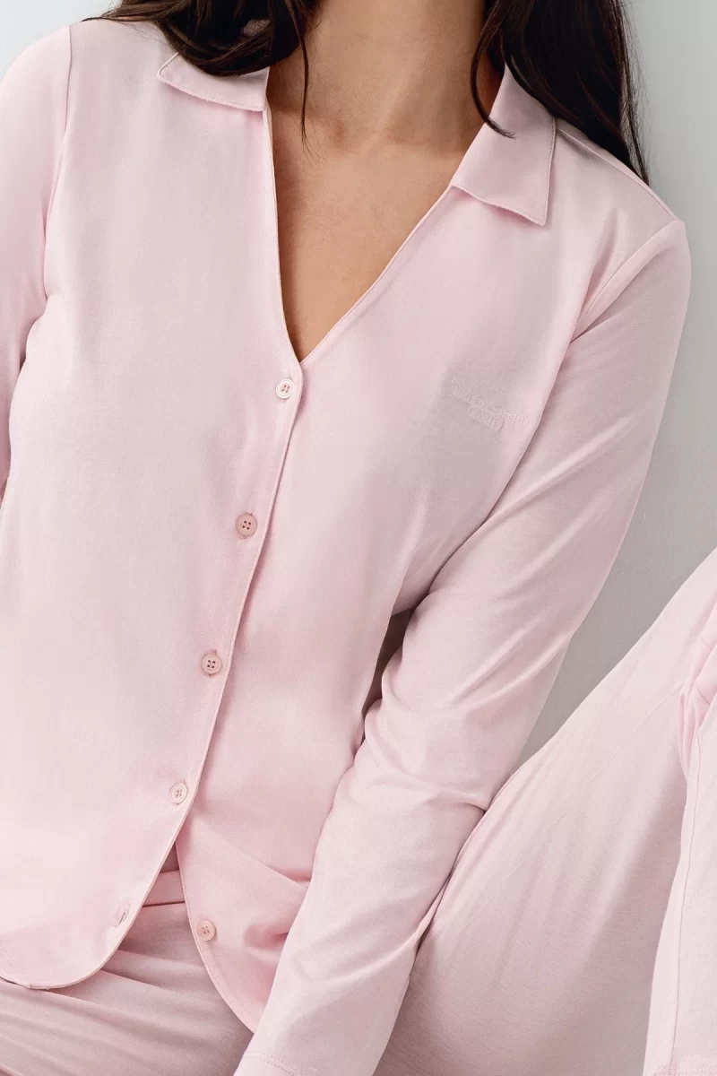 Pierre Cardin 9115-S Kadın Uzun Kol Pijama Takımı