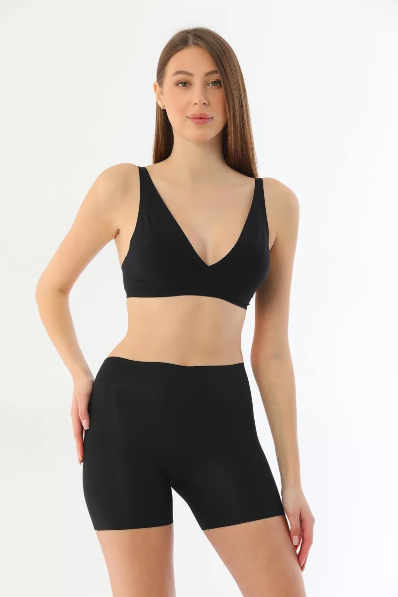 Siyah MI 2703 Lazer Kesim İz Yapmaz Hayalet Boxer