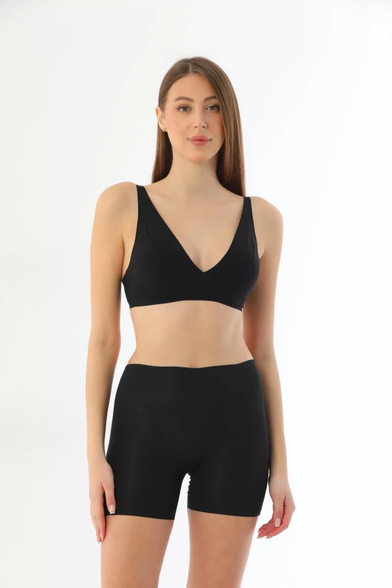 Siyah MI 2703 Lazer Kesim İz Yapmaz Hayalet Boxer