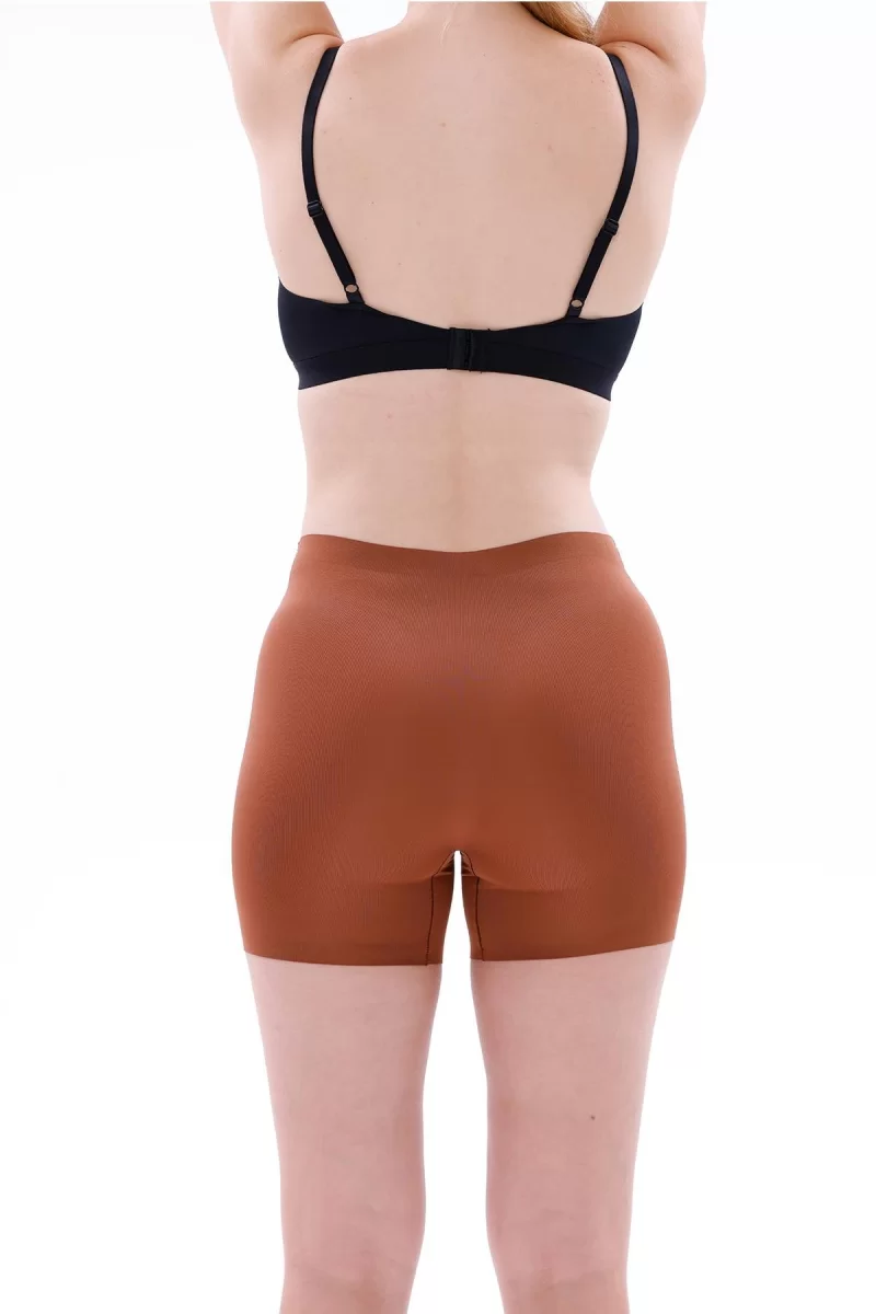 Kahverengi MI 2703 Lazer Kesim İz Yapmaz Hayalet Boxer
