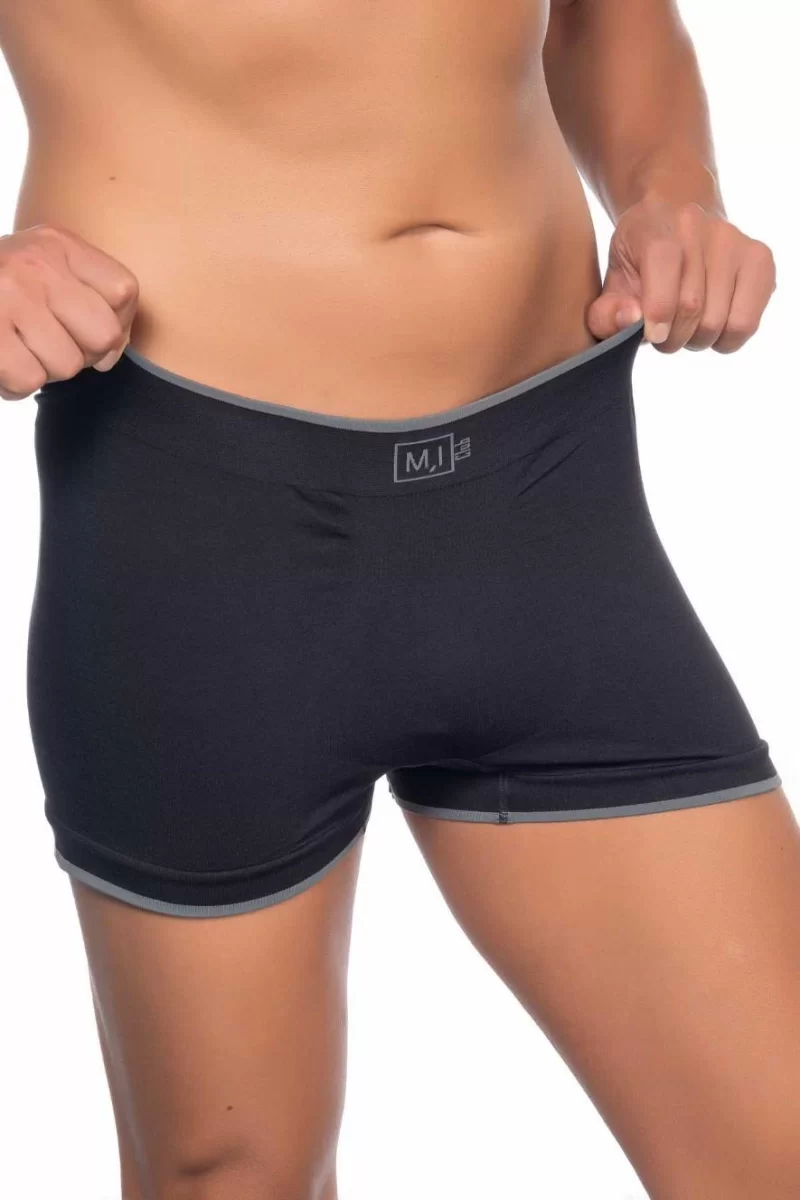 Siyah MI  2104 Soft Erkek Boxer