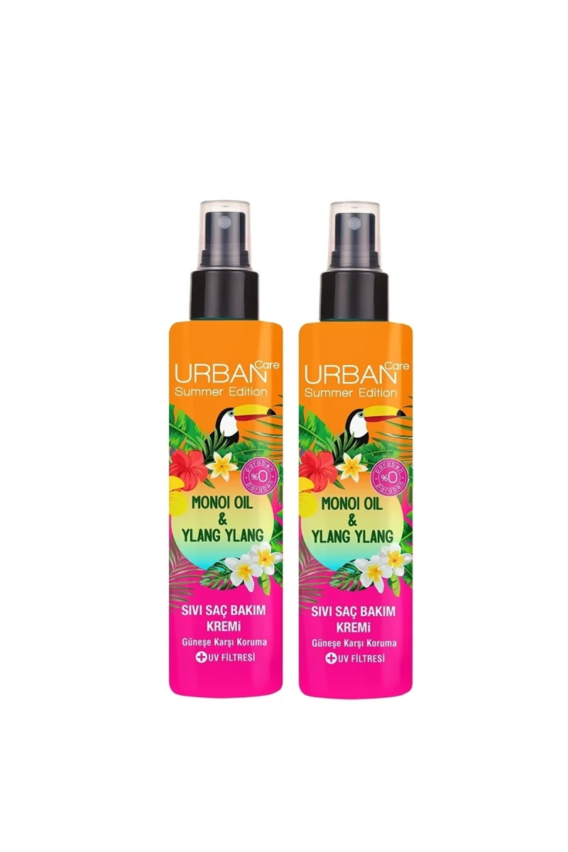 SAÇ BAKIM KREMİ & SUMMER MONOİ YAĞI VE YLANG YLANG GÜNEŞ KORYUCU DURULANMAYAN VEGAN 150ML