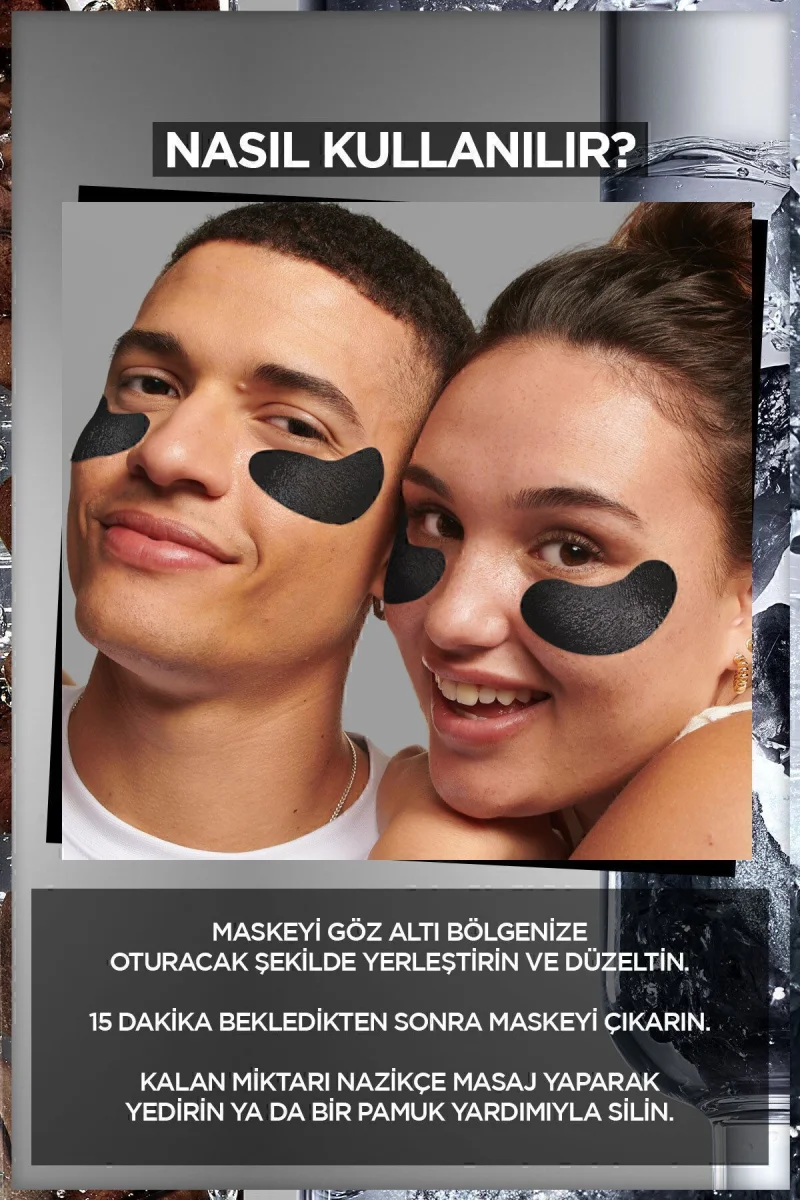 Maske Kömür +Kafein Göz