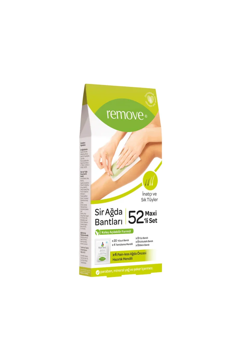 Ağda Bandi & İnatçı Ve Sik Tüyler İçin Maxi Set 52Lİ Yeni