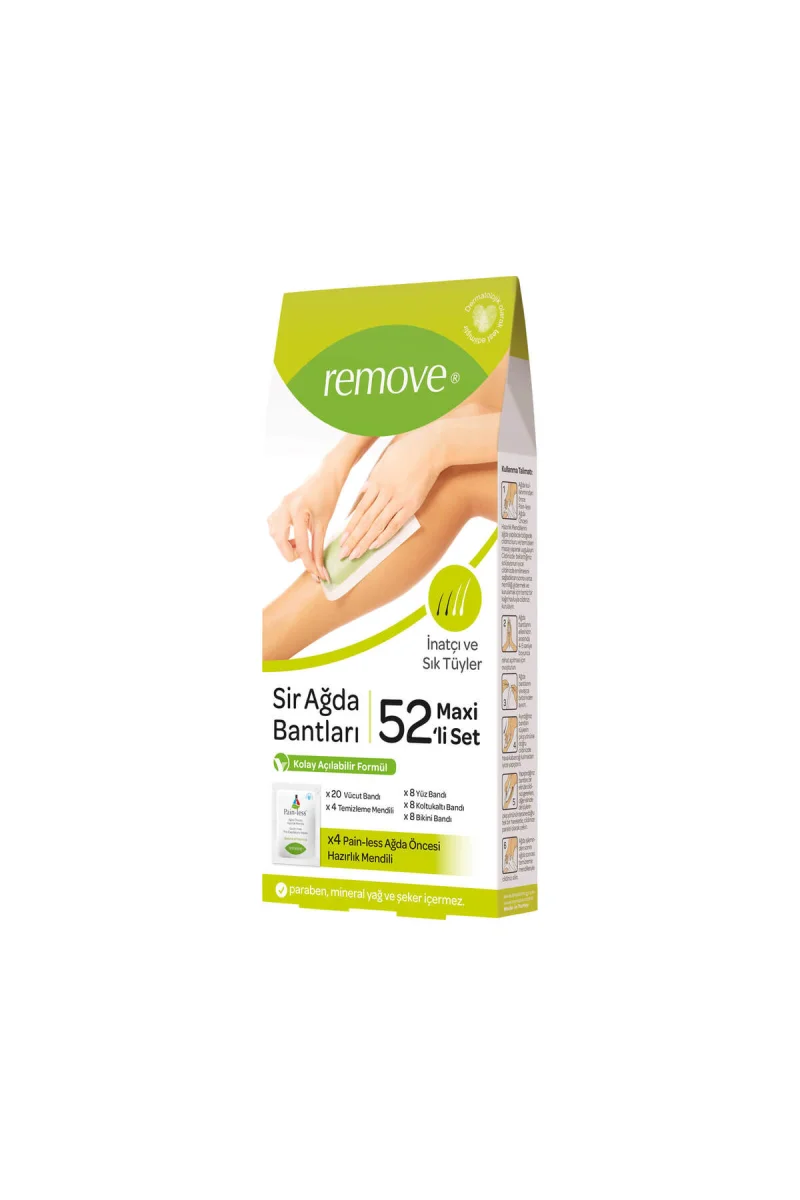 Ağda Bandi & İnatçı Ve Sik Tüyler İçin Maxi Set 52Lİ Yeni