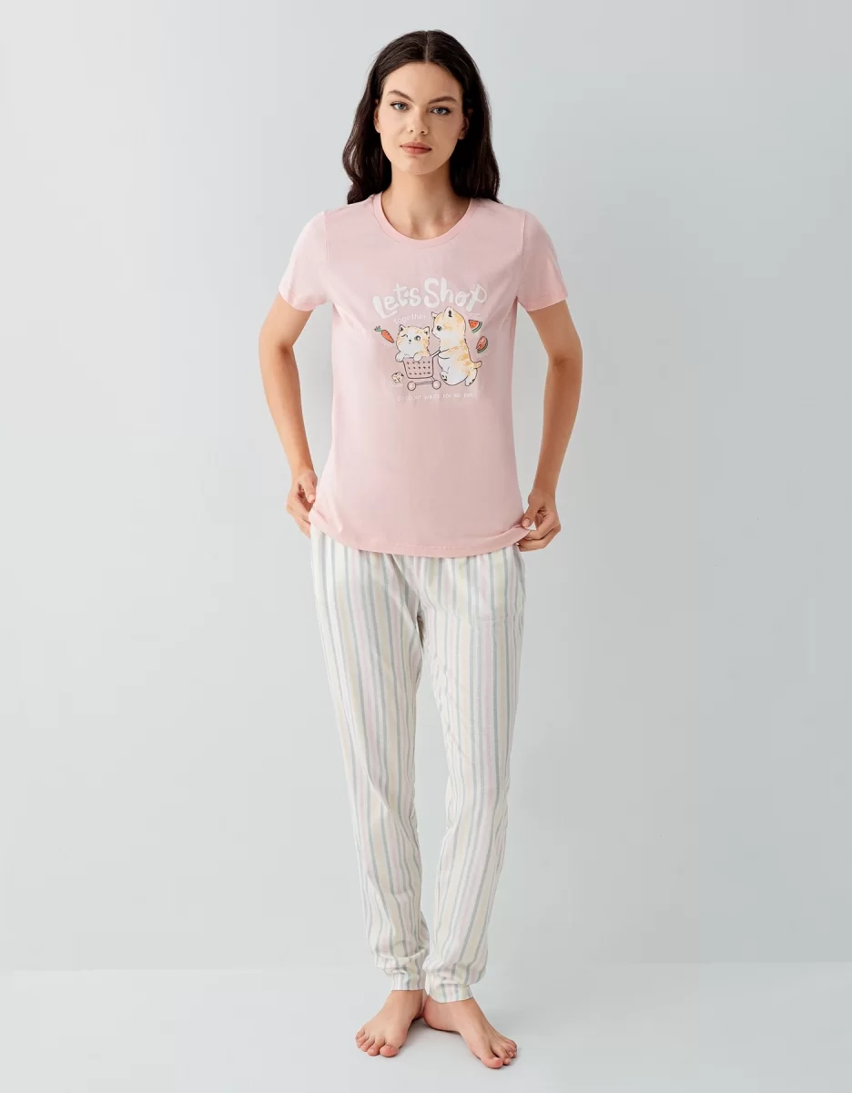 Arnetta 3571-S Kısa Kol Pijama Takımı