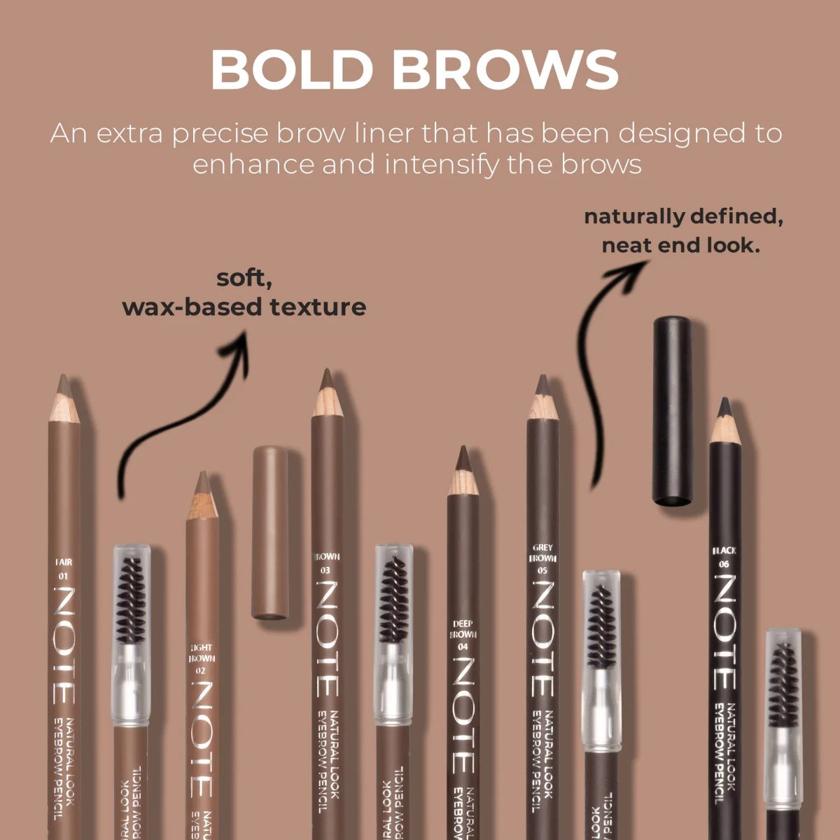 Kaş Kalemi & Natural Look Brow Pencil No: 03