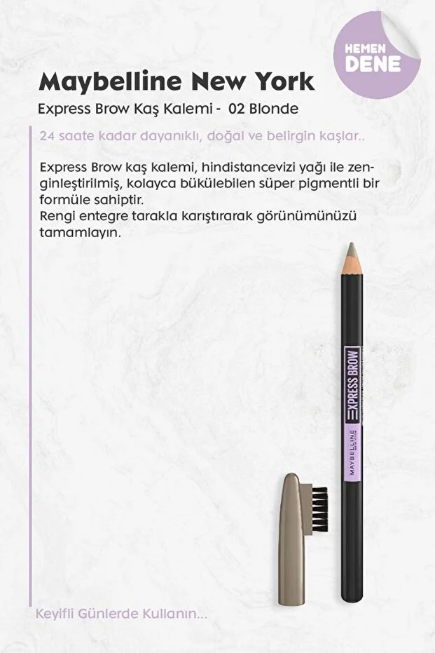 Newyork Kaş Kalemi & Express Brown Shaping No: 04 Medium Brown Blonde