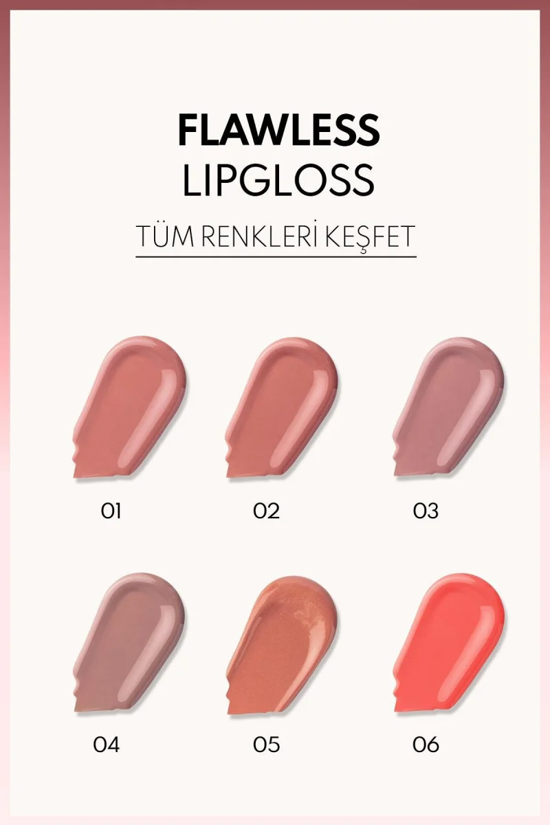 Dudak Parlatici & Flawless Lipgloss No: 03