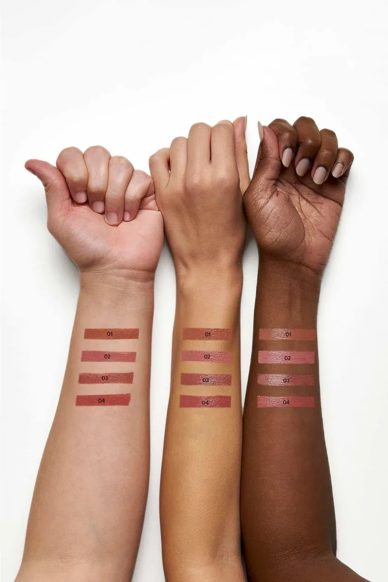 Nude Look Creamy Shine Lipstick - 02 Pink Rose - Kremsi Parlak Kalem Ruj