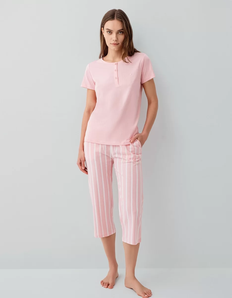 Pierre Cardin 9151-X Kadın Kapri İkili Takım
