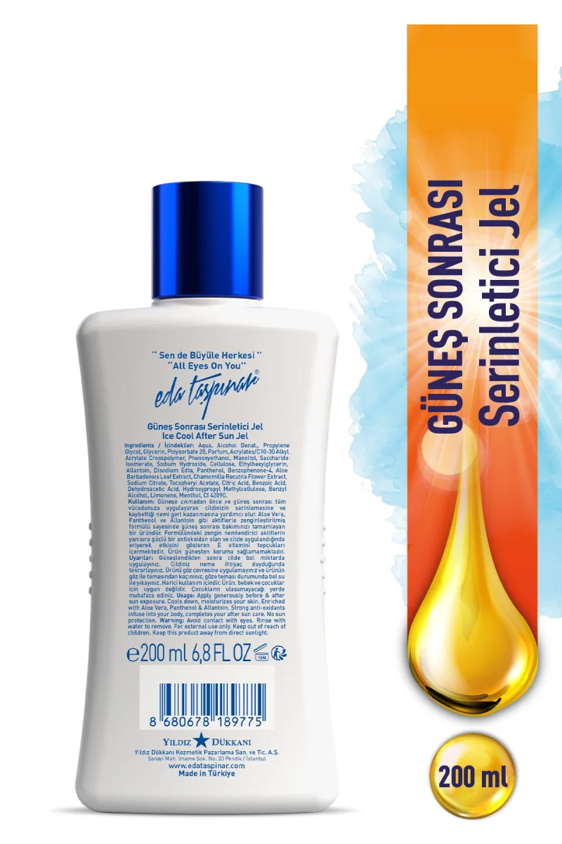Sun Güneş Koruyucu Krem & Serinletici Jel 200ML