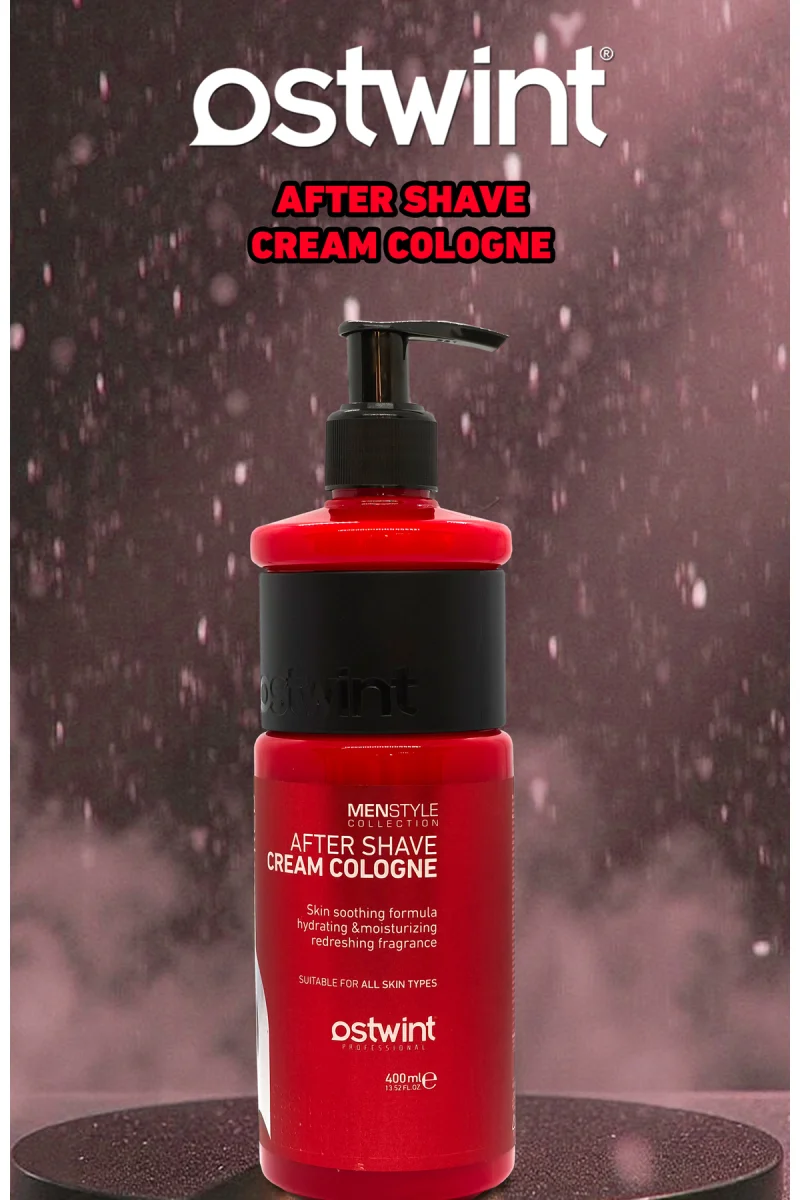 400 Ml Aftershave Cream Cologne Red