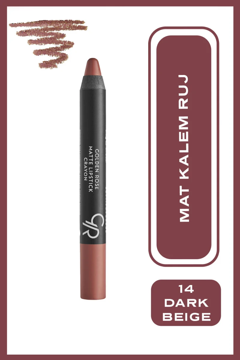 Mat Kalem Ruj - Matte Lipstick Crayon No: 06