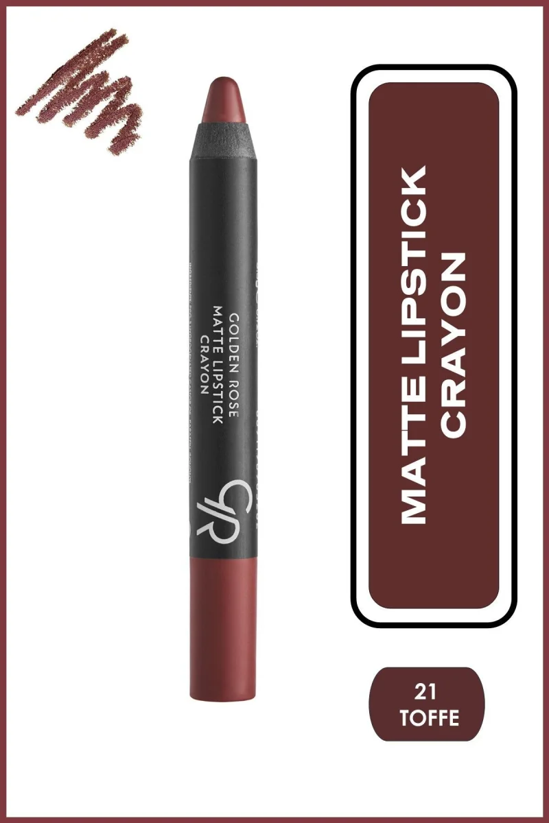 Matte Lipstick Crayon Ruj No:14