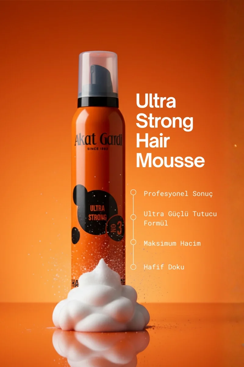 Saç Köpüğü Ultra Strong No:3 200ml