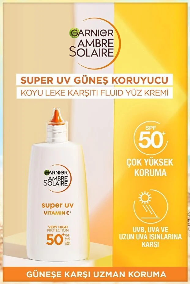 Super UV C Vitamini Koyu Leke Karşıtı Yüz Güneş Kremi