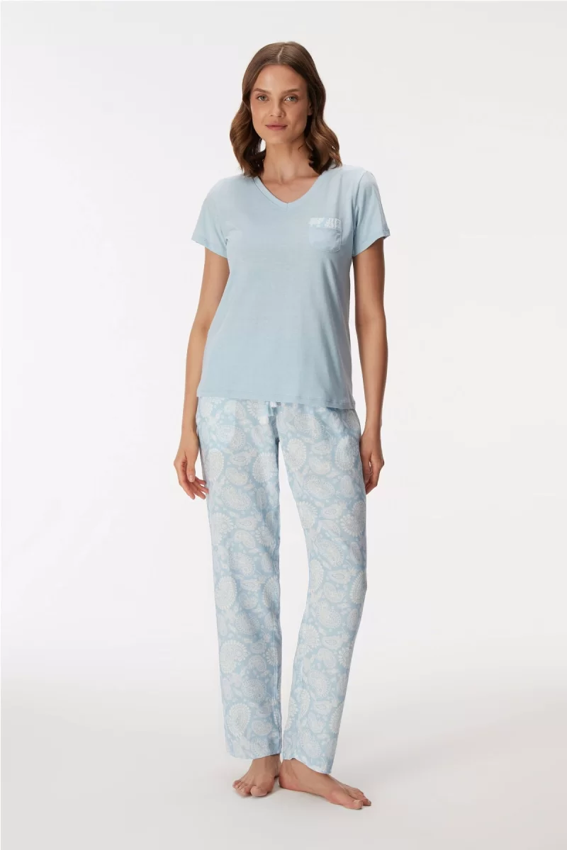 Anıl 11351 Kadın T-Shirt Ve Pantalon Takım
