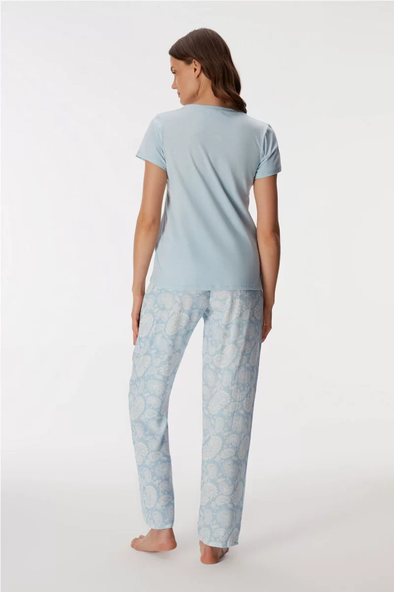 Anıl 11351 Kadın T-Shirt Ve Pantalon Takım