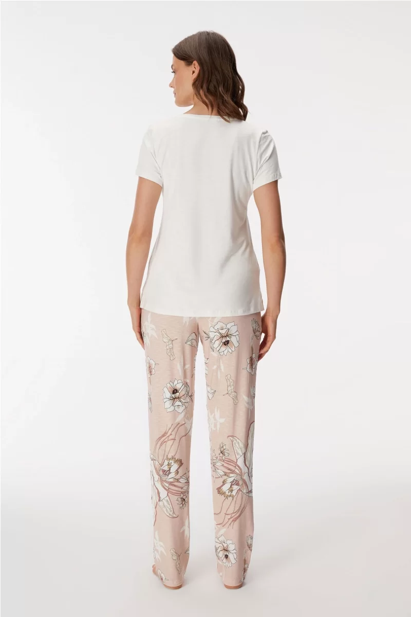 Anıl 11396 Kadın T-Shirt Ve Pantalon Takım