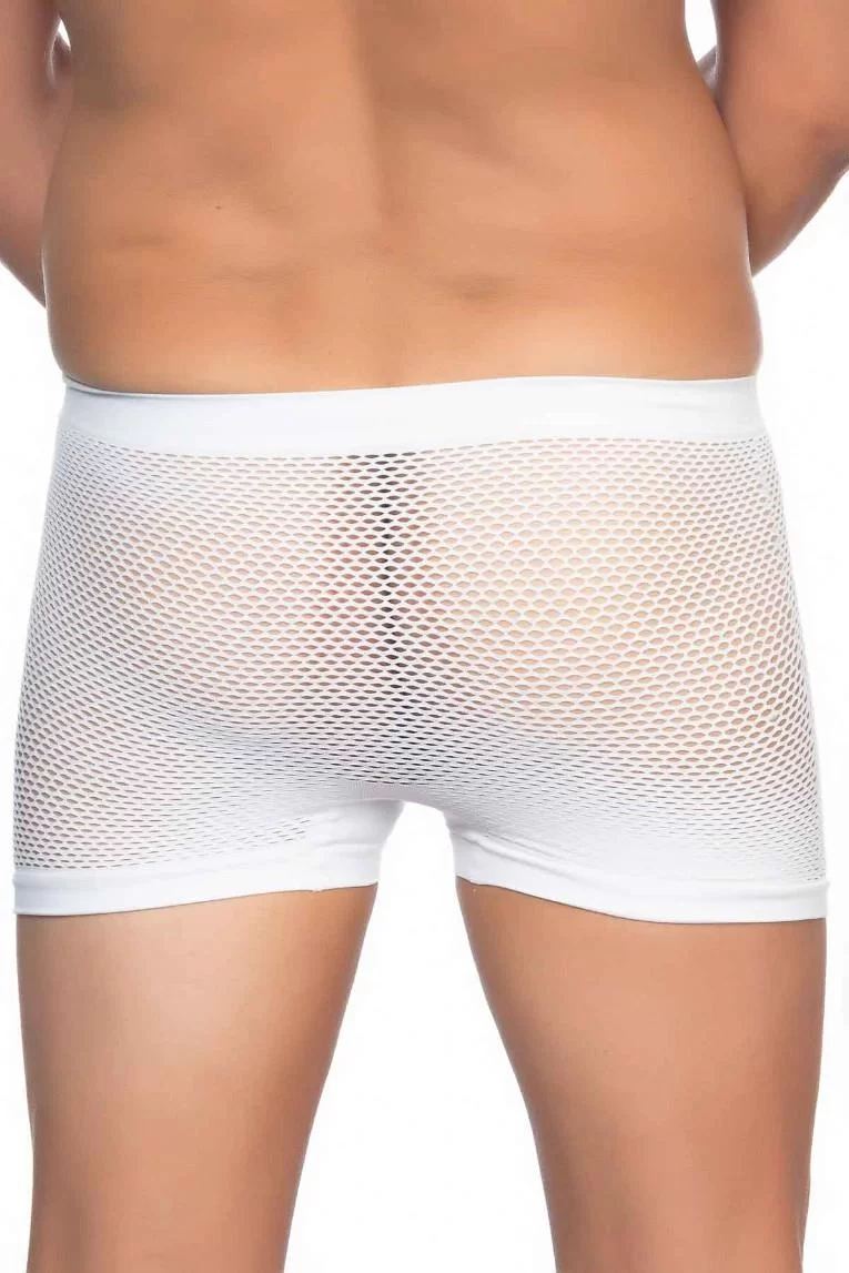 Beyaz  2106 Fileli Soft Erkek Boxer