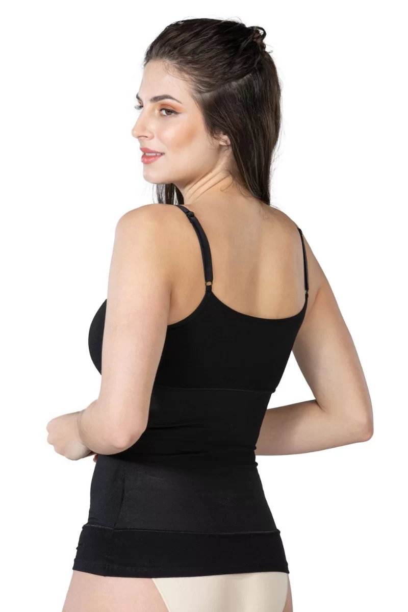 Siyah  1402 Modal Cotton Emzirme Atlet Korse