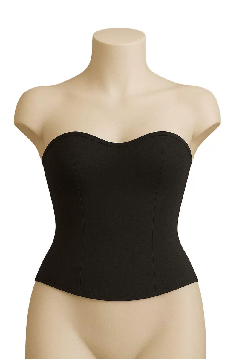 Siyah  9155 Terletici Korse Büstiyer