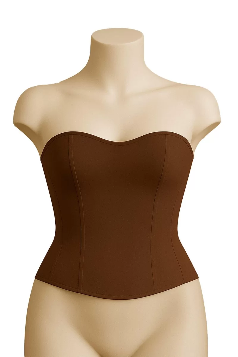 Kahverengi  9155 Terletici Korse Büstiyer