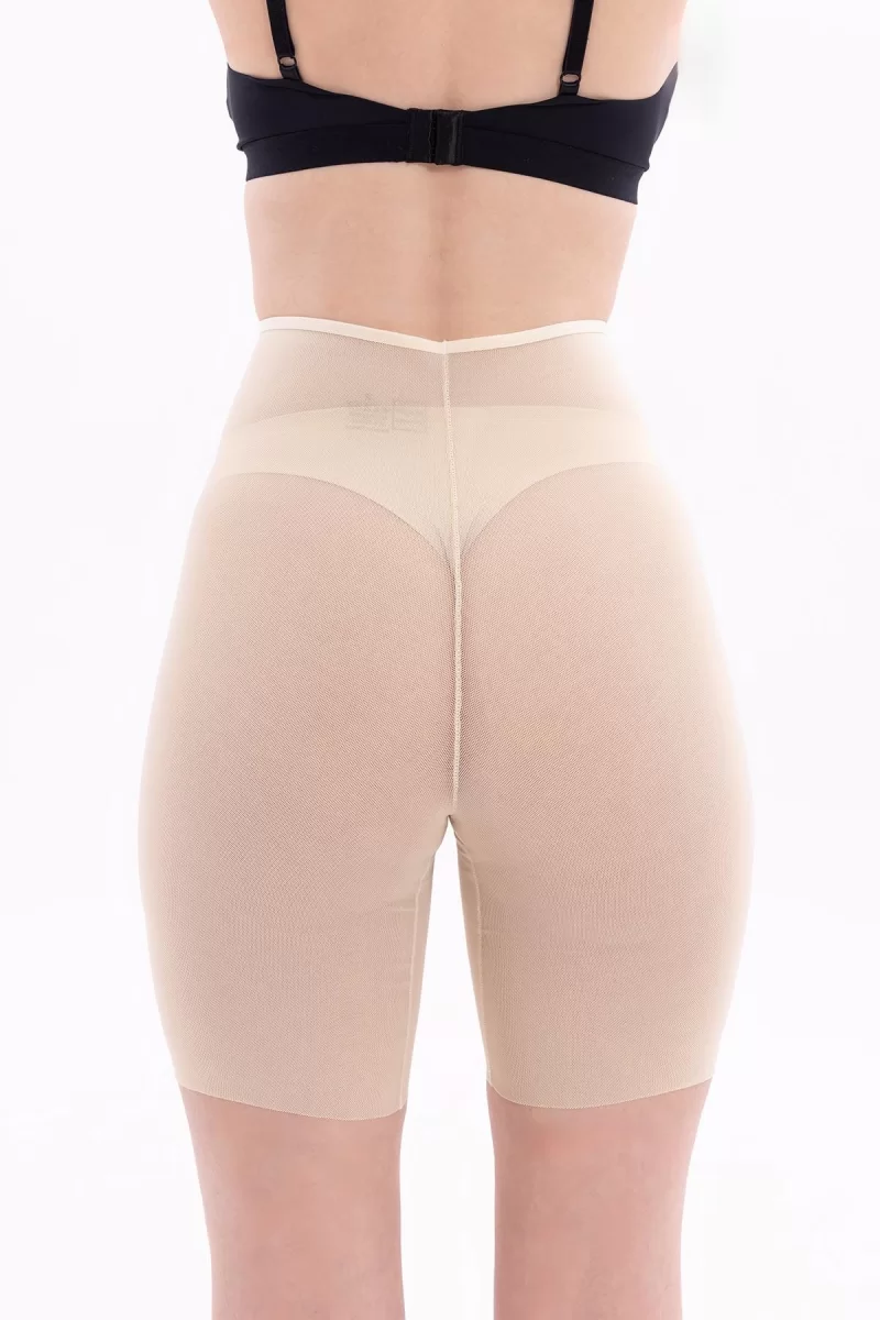 Ten  2705 Lazer Tül Toparlayıcı Paçalı Boxer Hayalet Korse