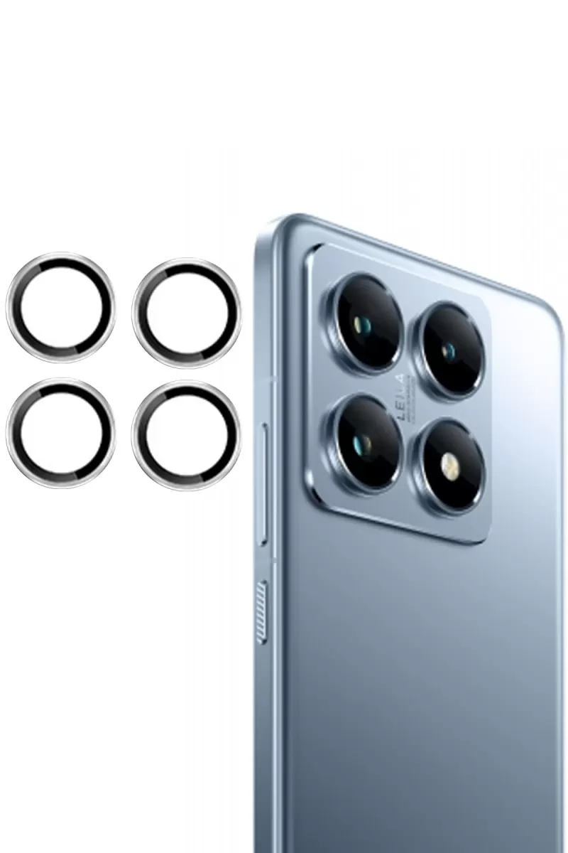 Mi 14T Pro PVD Metal Kamera Lens - Gümüş
