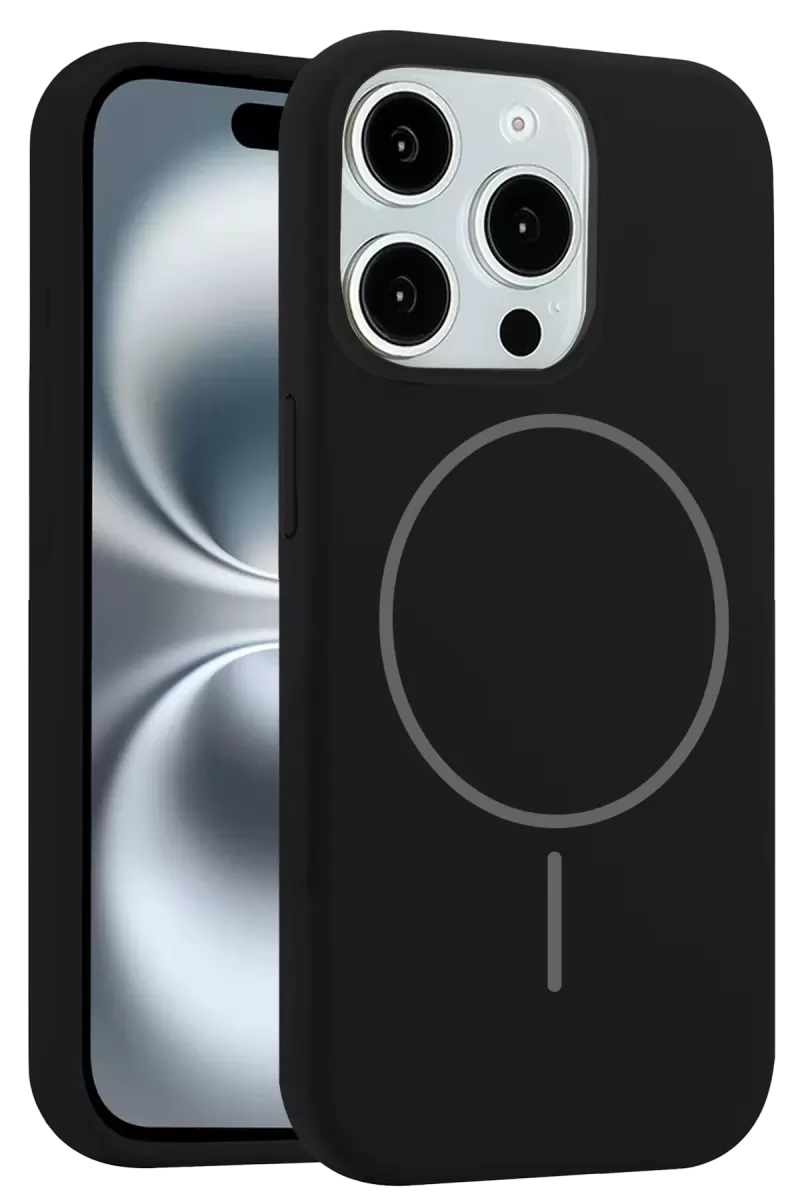 iPhone 14 Pro Max Kılıf Jully Magsafe Kapak - Siyah