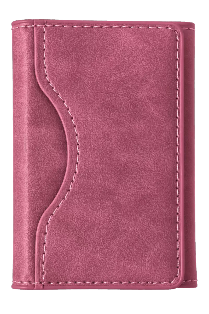 Tema Magsafe Deri Kartlık - Pembe