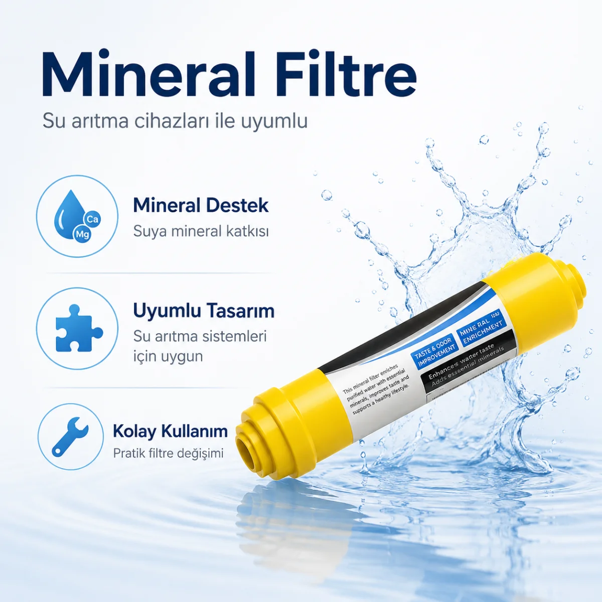 Su Arıtma Cihazı Mineral Filtresi Inline Filtre 408694079