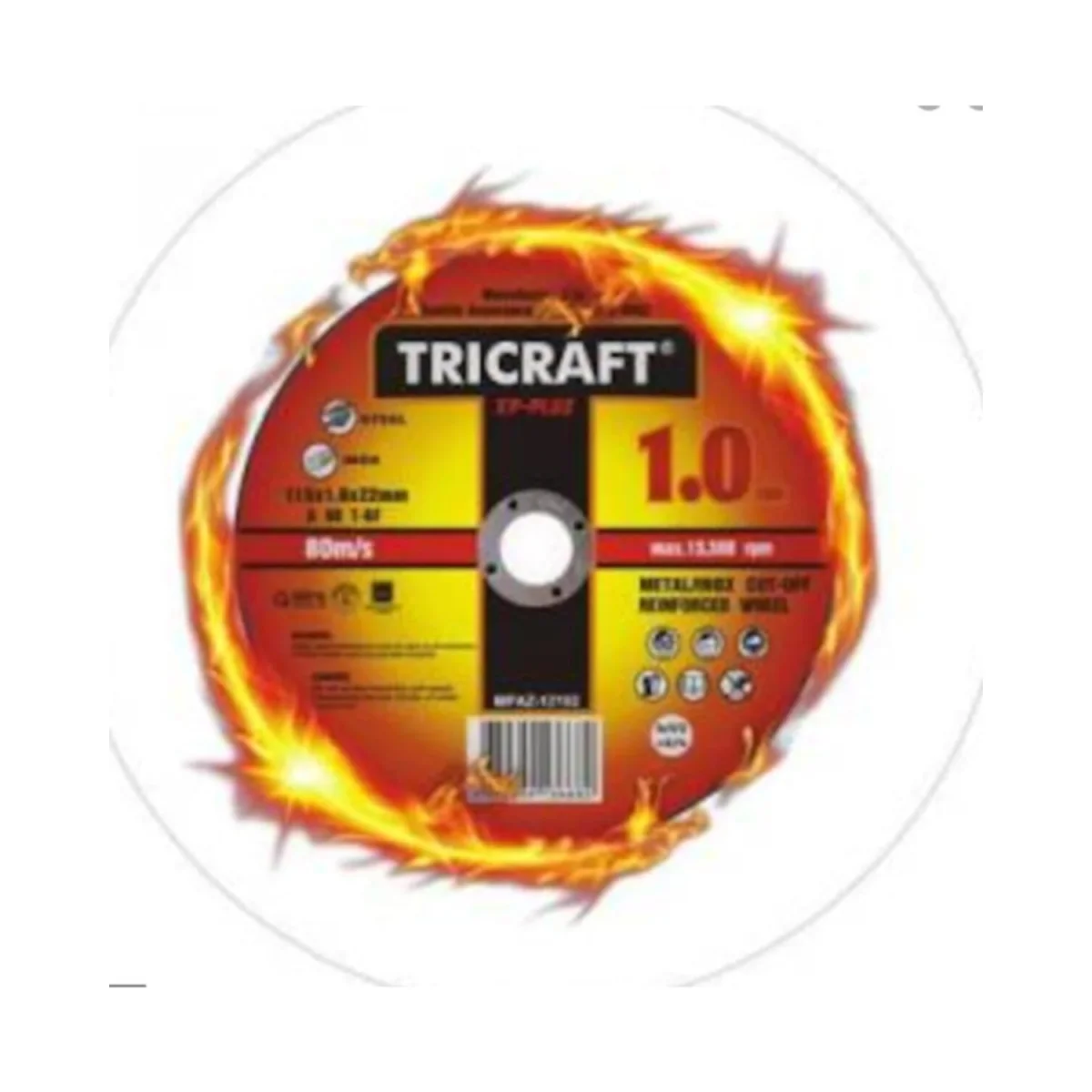 Trıcraft X Plus 115X1X22.23 mm Inox Kesici Taş 10 Adet -3301