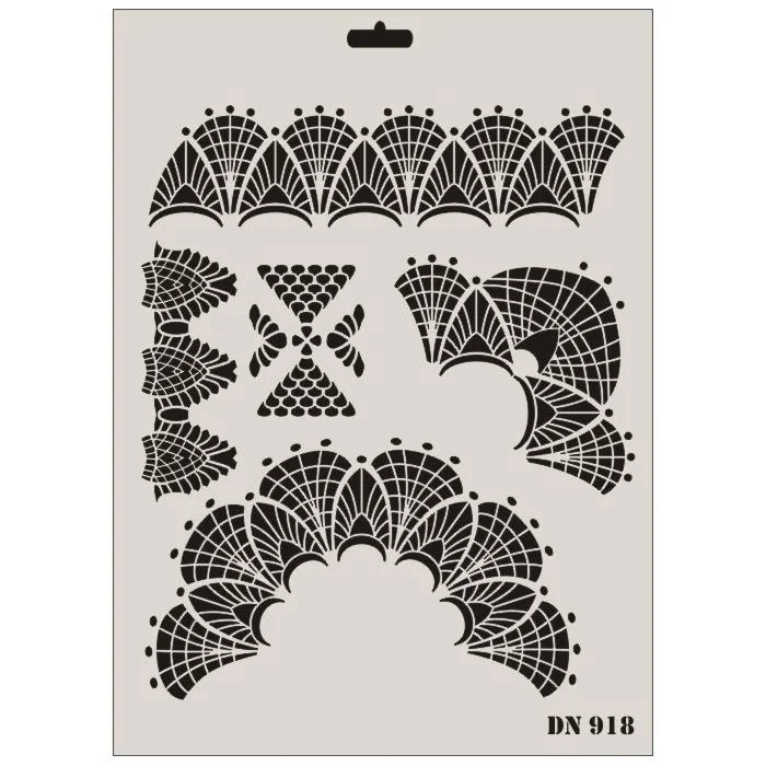 Dantel Seri DN-918 Stencil 35x25 cm