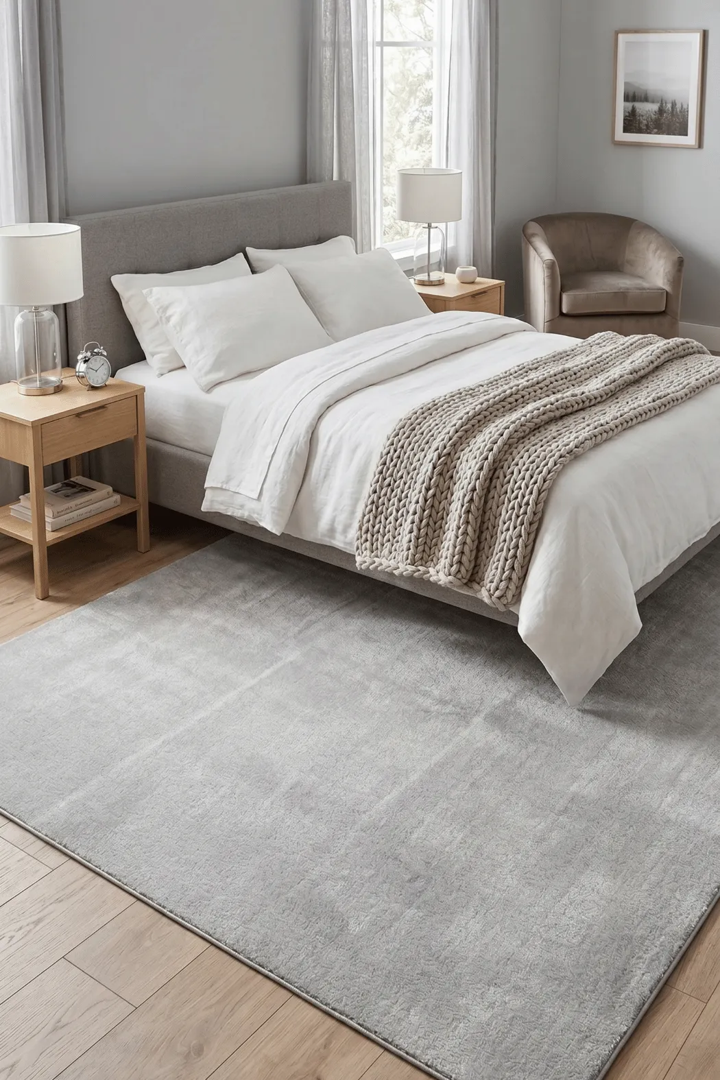 YoudayHomeCollection POLY Peluş Halı Model Oturma Odası Halısı