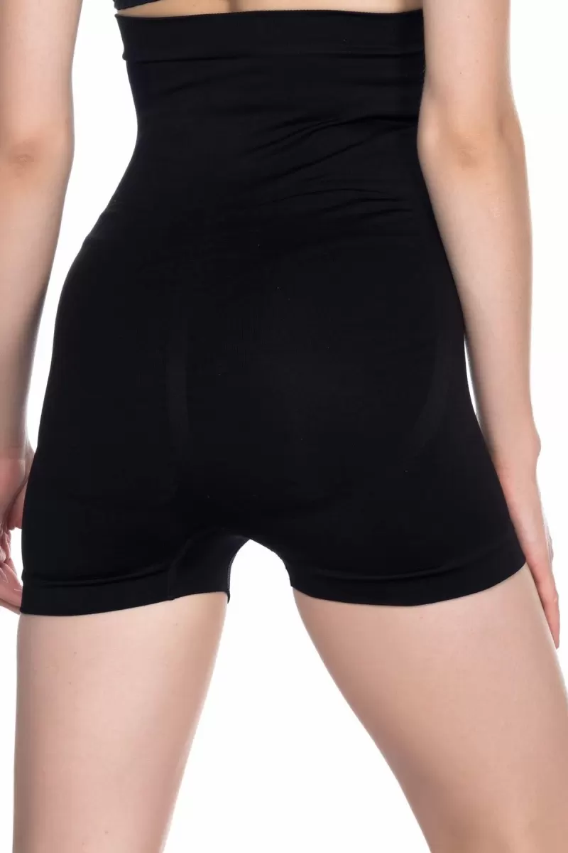 Siyah  2047 Yüksek Bel Boxer Korse