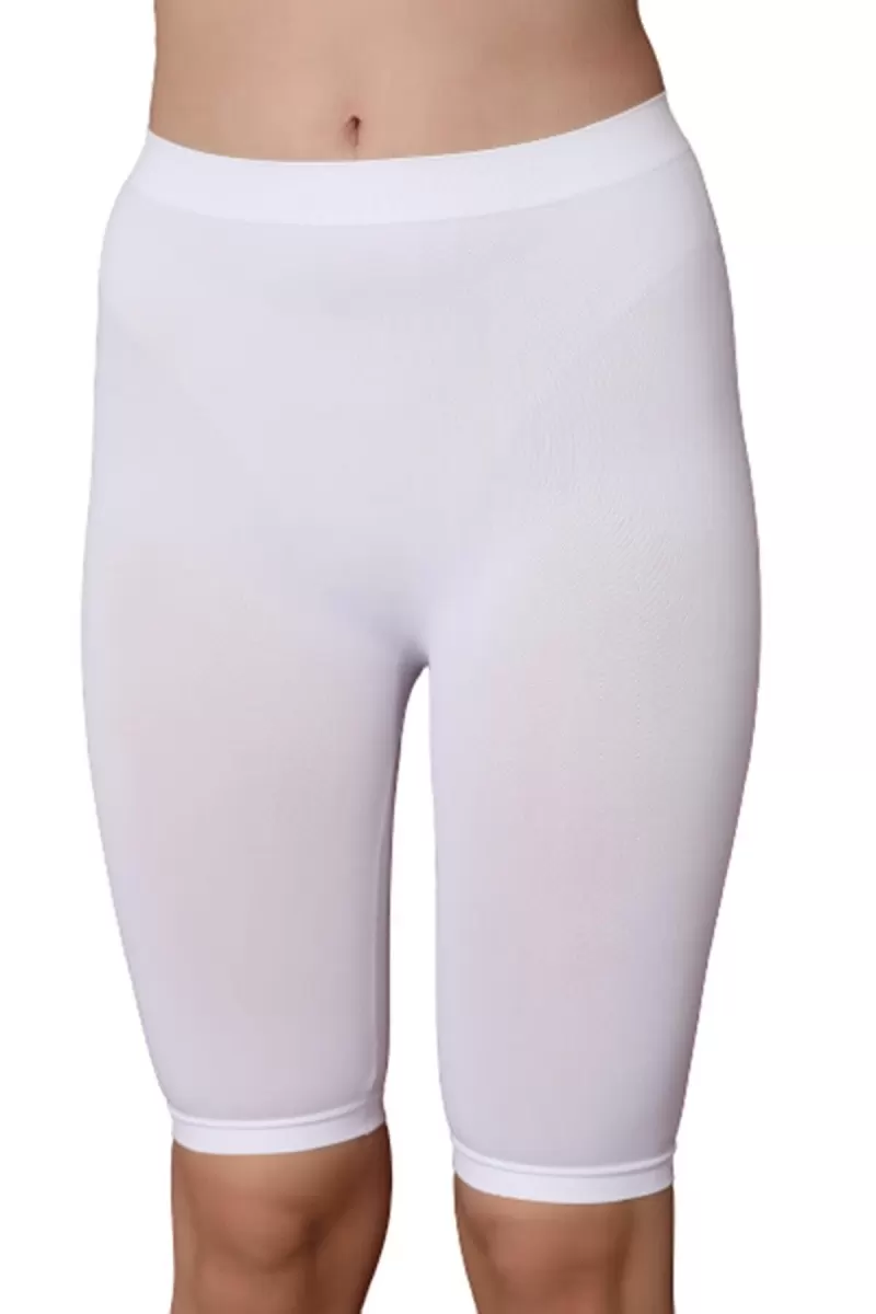 Beyaz  3856 Soft Kapri Tayt