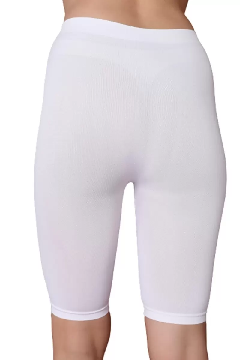 Beyaz  3856 Soft Kapri Tayt