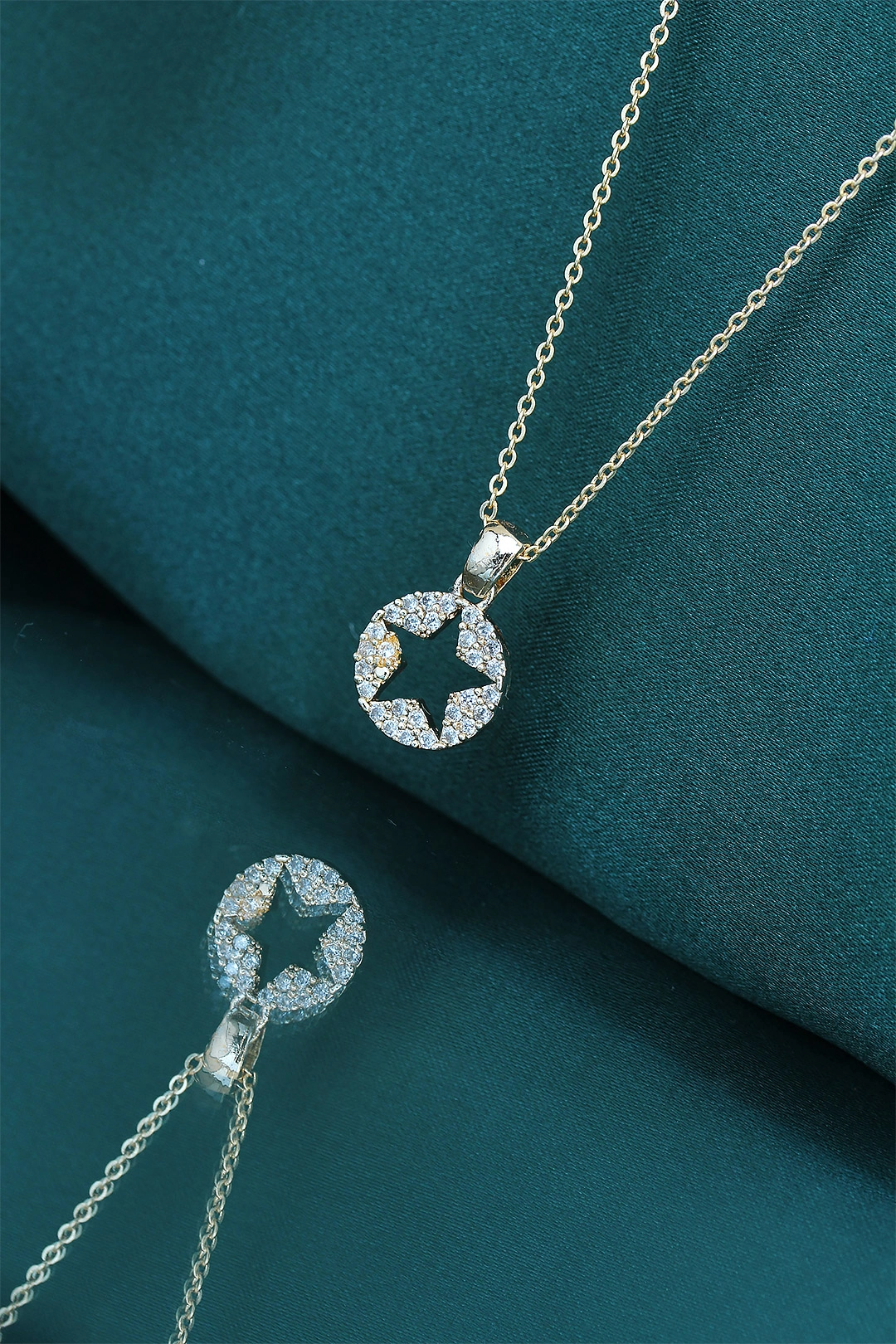 Yıldız Tasarım Gold Renk Kadın Kolye