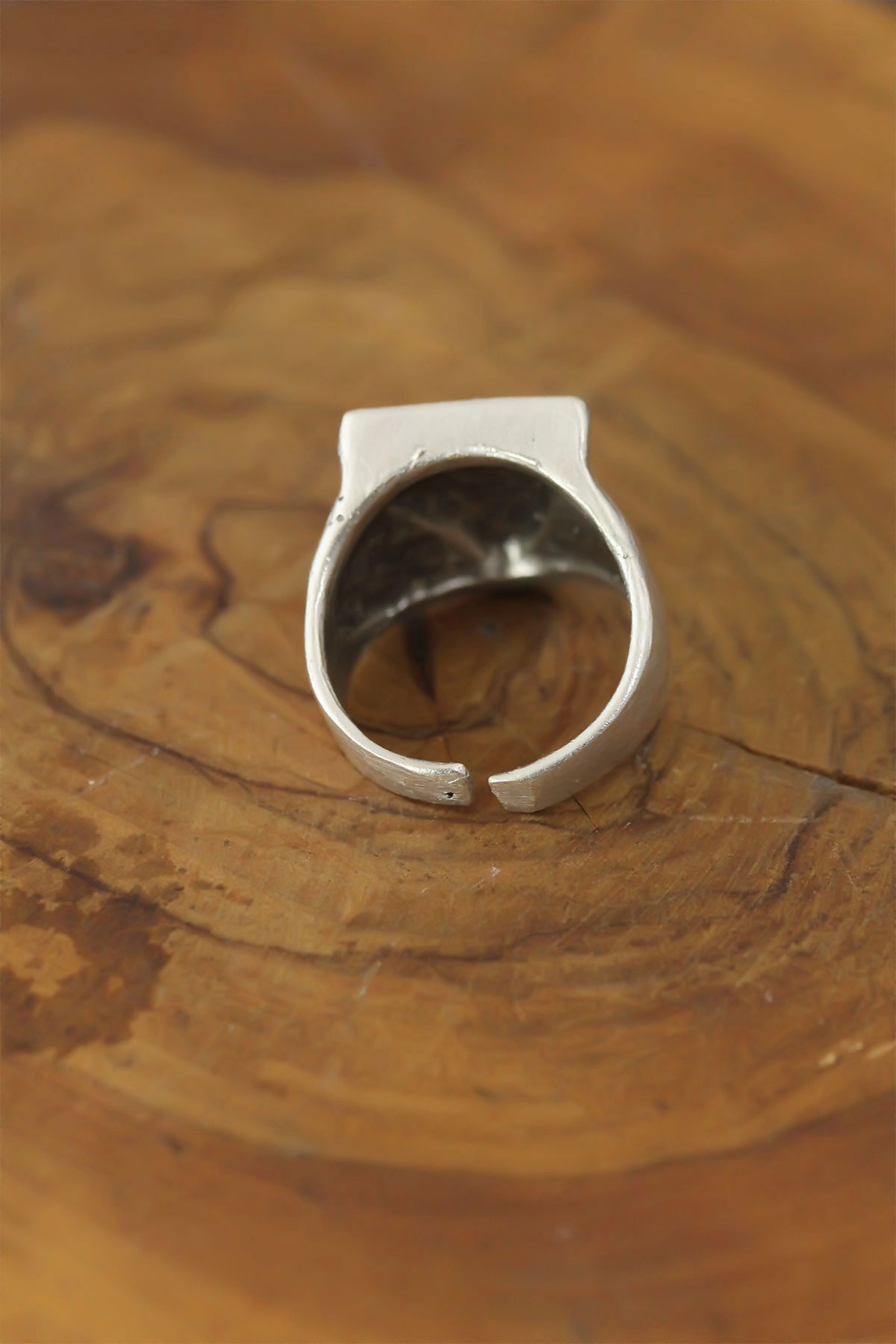 Göz Detay Metal Ayarlanabilir Erkek Yüzük